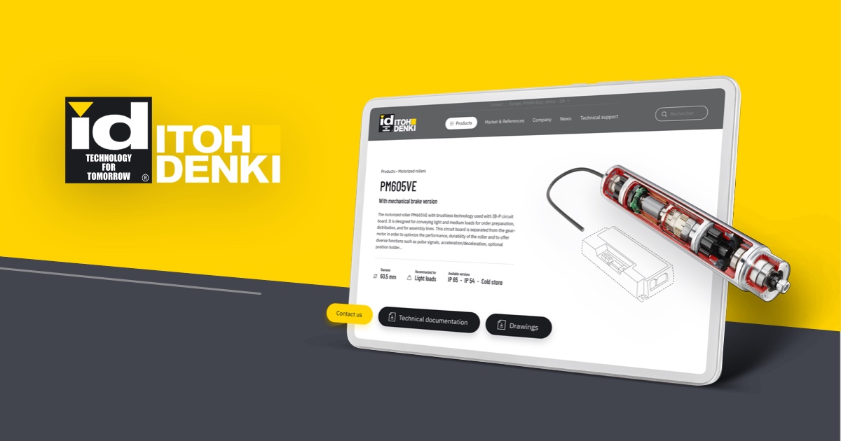 Itoh Denki Leader in motorized rollers and automated systems